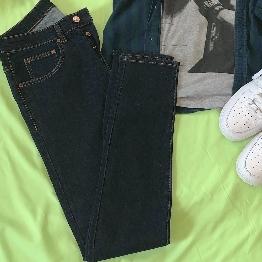 H&M Super Skinny Dark Denim Jeans - 32x32